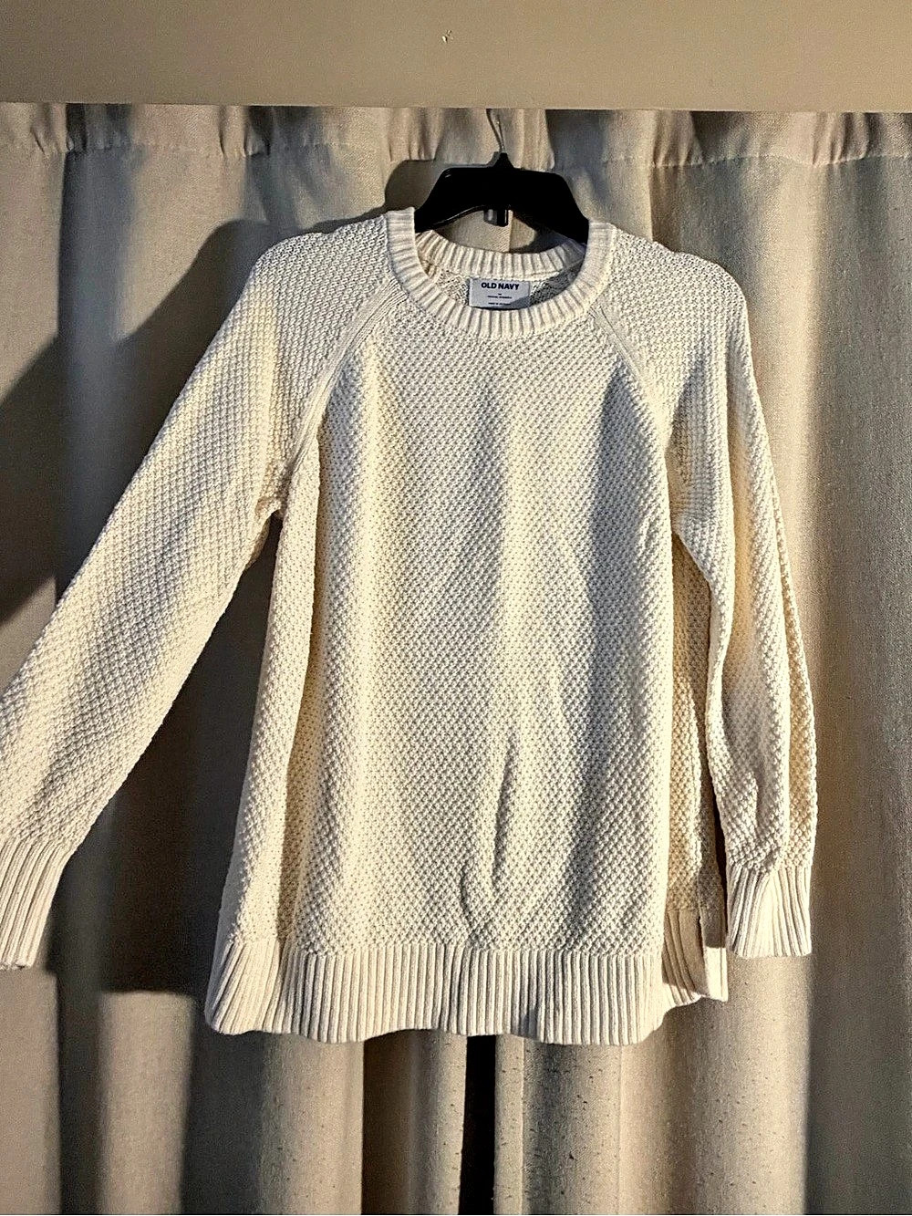 Old Navy Cream Crewneck Sweater